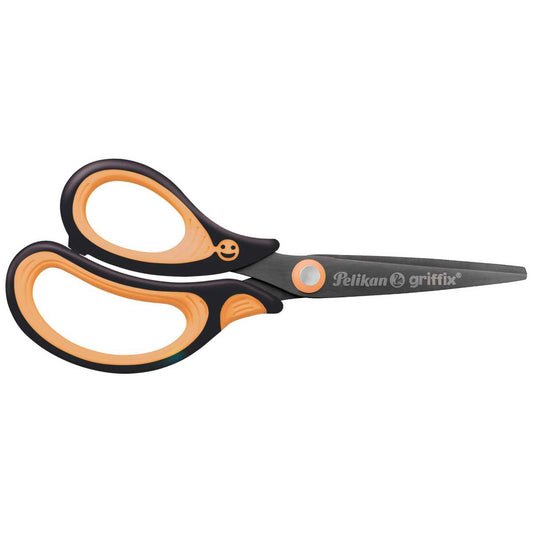 PELIKAN Schulschere Griffix spitz neon black L