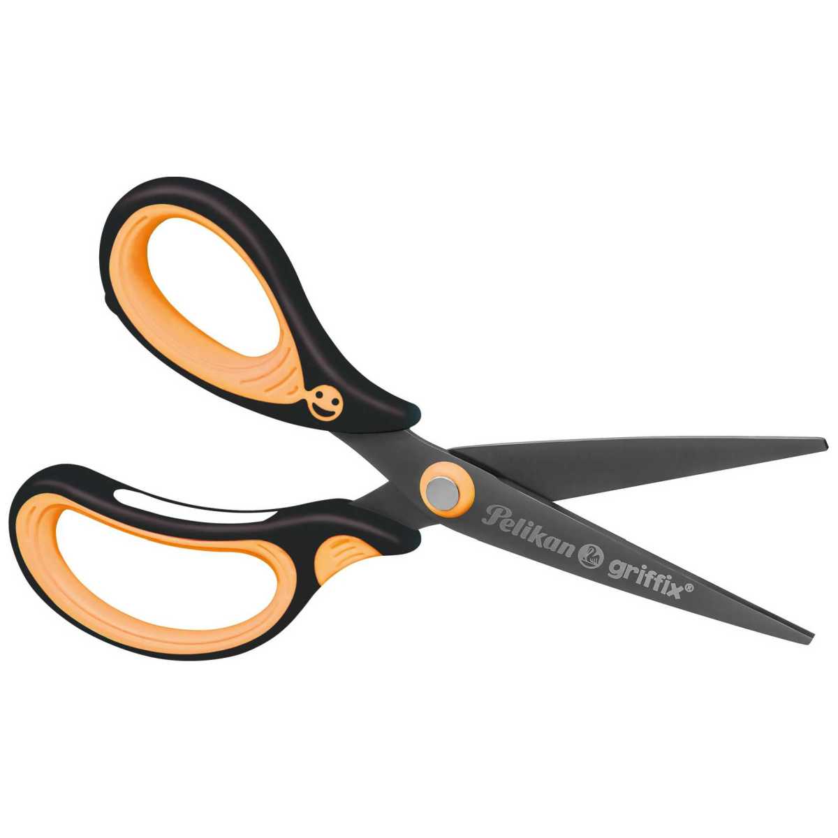 PELIKAN Schulschere Griffix spitz neon black L