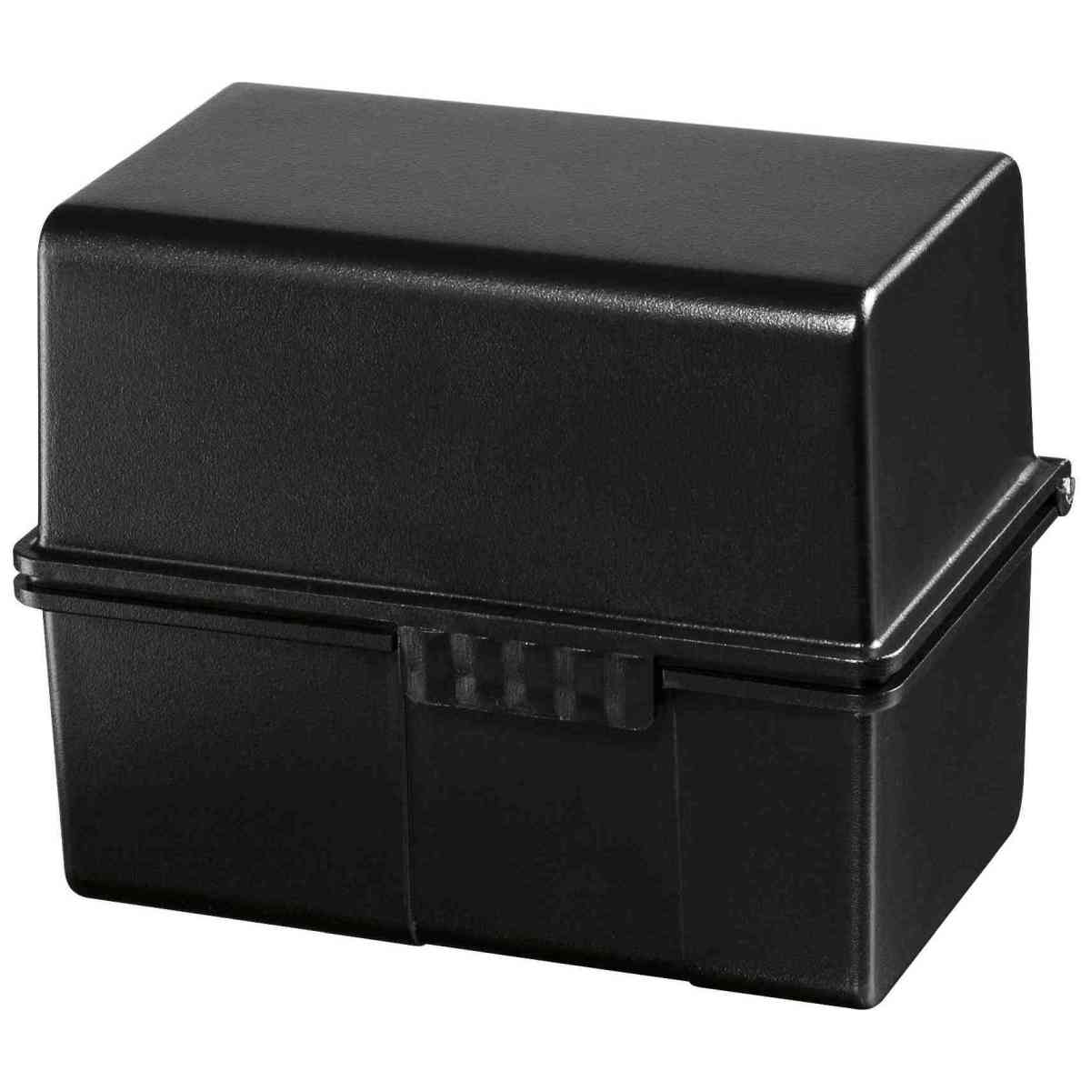 HAN Karteikasten 978 A8 incl. 100 Karten + Register schwarz
