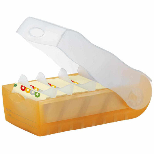 HAN Karteibox Croco A8 998-613 orange-transluzent