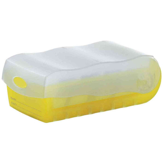 HAN Karteibox Croco A8 998-653 gelb-transluzent