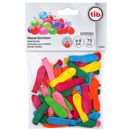 TIB Wasserbomben farbig sortiert ca. 8cm 75 Stück