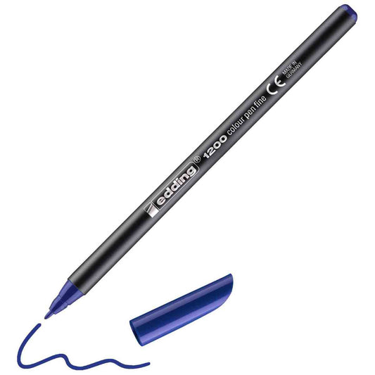 EDDING Fasermaler 1200 blau ca. 1 mm