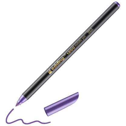 EDDING Fasermaler 1200 violett metallic 1-3 mm