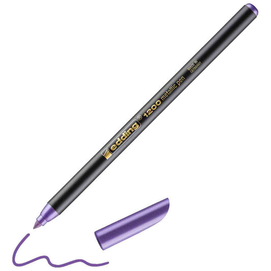 EDDING Fasermaler 1200 violett metallic 1-3 mm