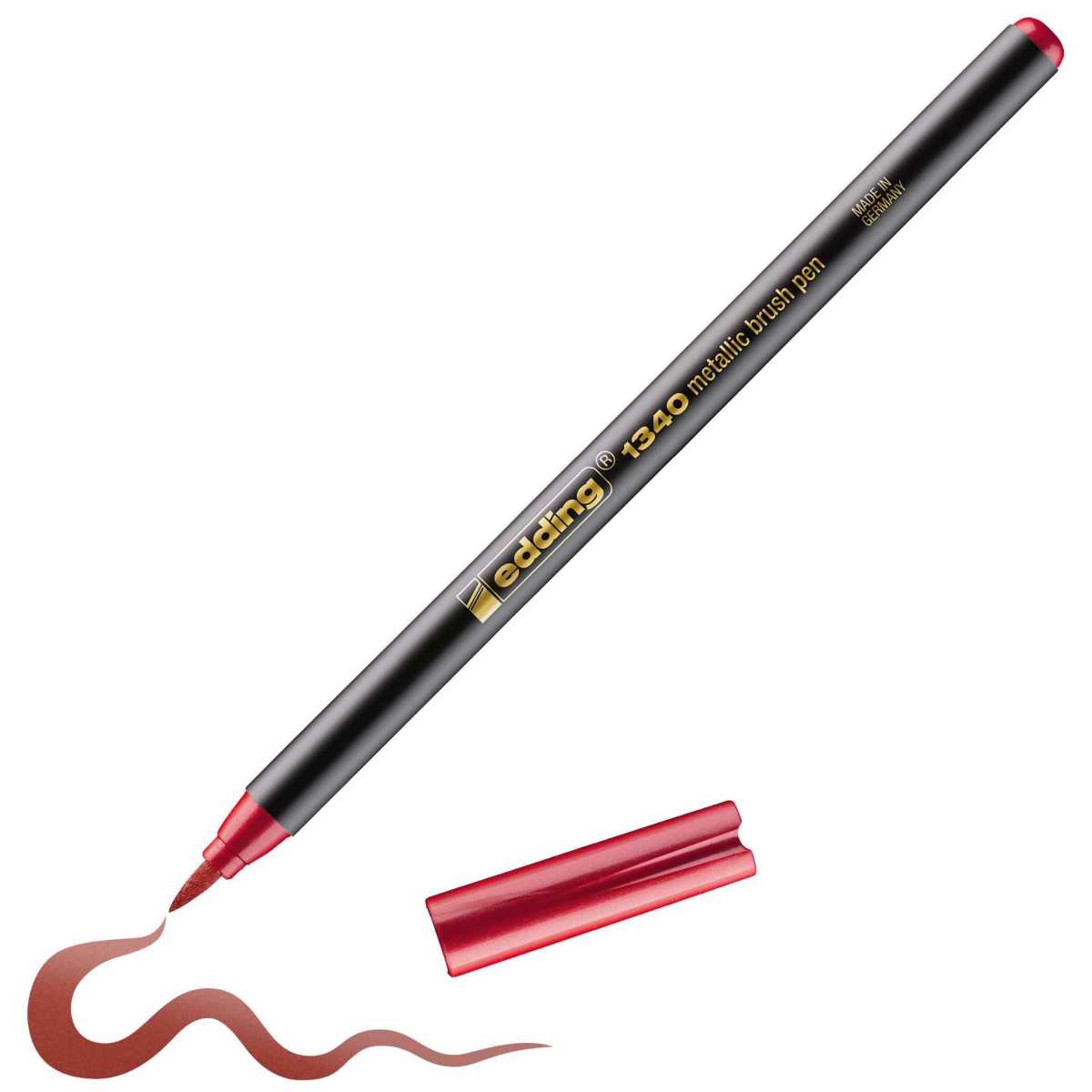 EDDING Pinselmaler Brushpen 1340 1-5mm rot metallic