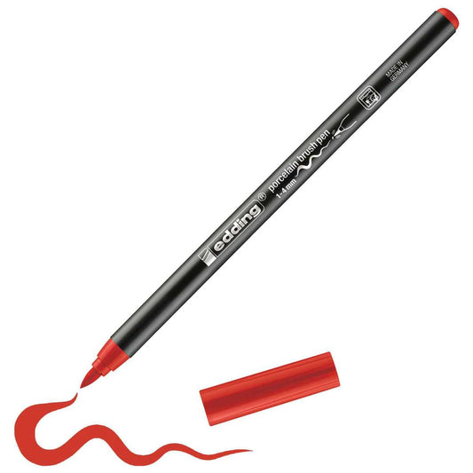 EDDING Porzellan Pinselstift 4200 rot 1-4mm