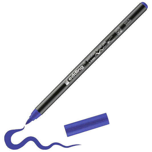 EDDING Porzellan Pinselstift 4200 blau 1-4mm