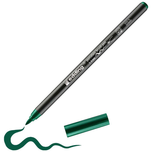 EDDING Porzellan Pinselstift 4200 grün 1-4mm