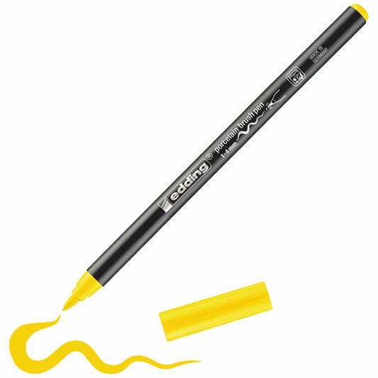 EDDING Porzellan Pinselstift 4200 gelb 1-4mm