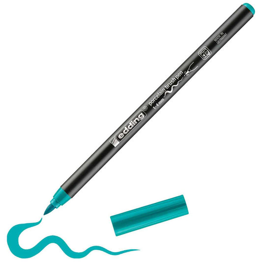 EDDING Porzellan Pinselstift 4200 türkis 1-4mm