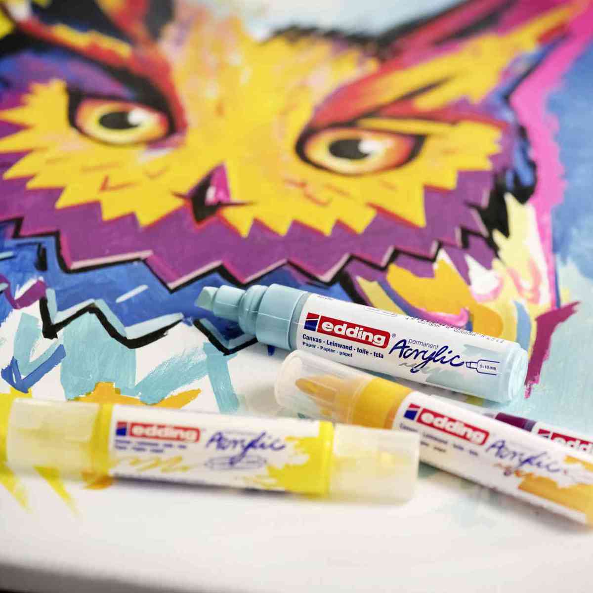 EDDING Acryl-Starterset BASIC Creative Set mit 12 Stiften