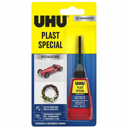 UHU Kunststoffkleber PLAST SPECIAL 45885 30g Flasche