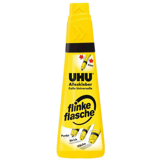 UHU Alleskleber flinke Flasche 90g mit Lösungsmittel