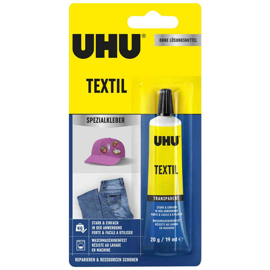 UHU Spezialkleber Textil 20g Tube