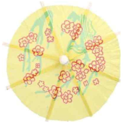 PAPSTAR Eisschirmchen 10cm 6 Stück, verschiedene Farben