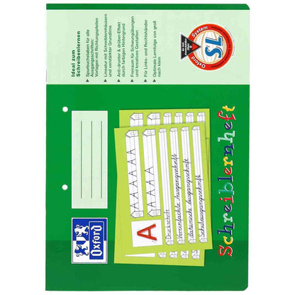 OXFORD Schreiblerheft A4 quer 16 Blatt SL