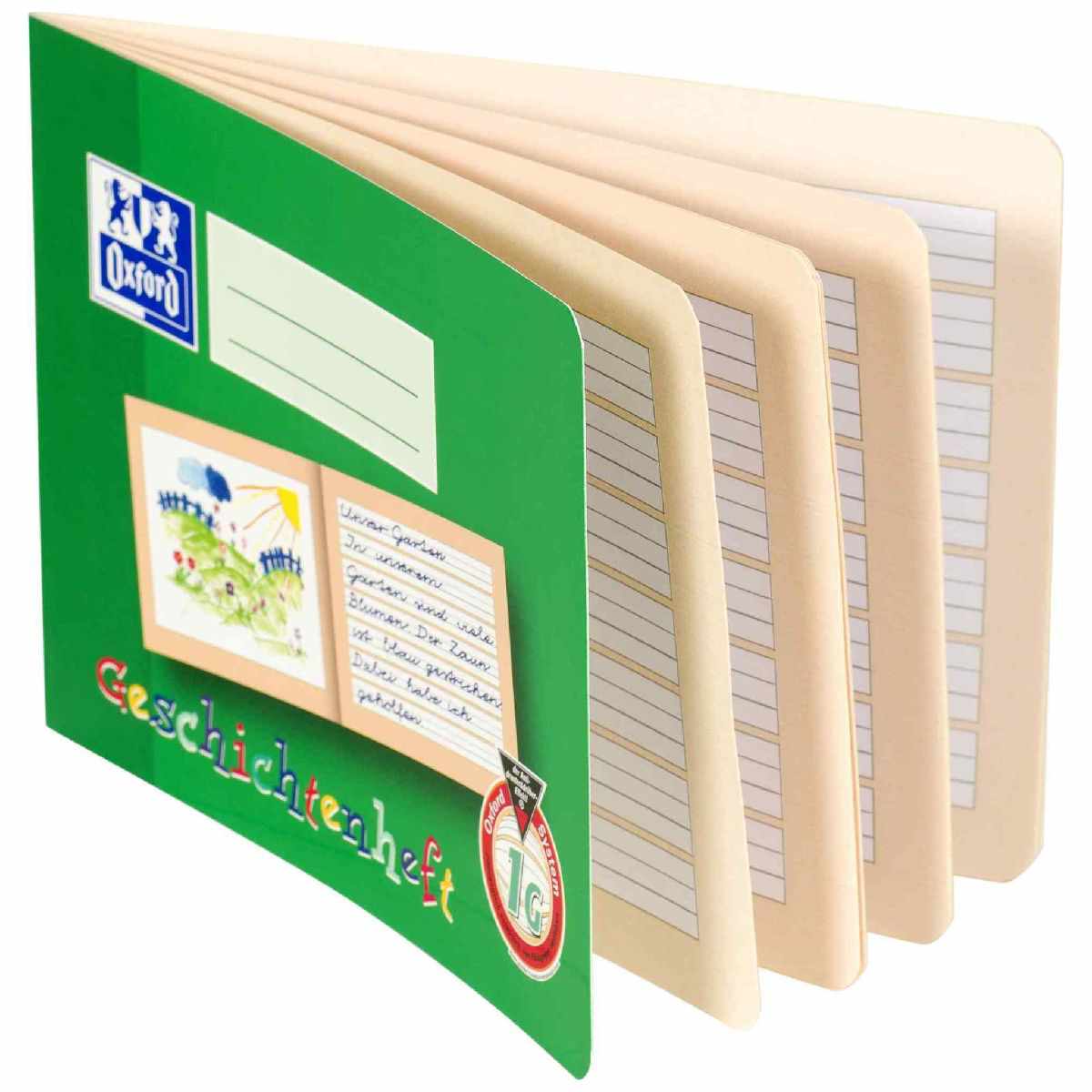 Geschichtenheft A5quer 16Bl Lin1G