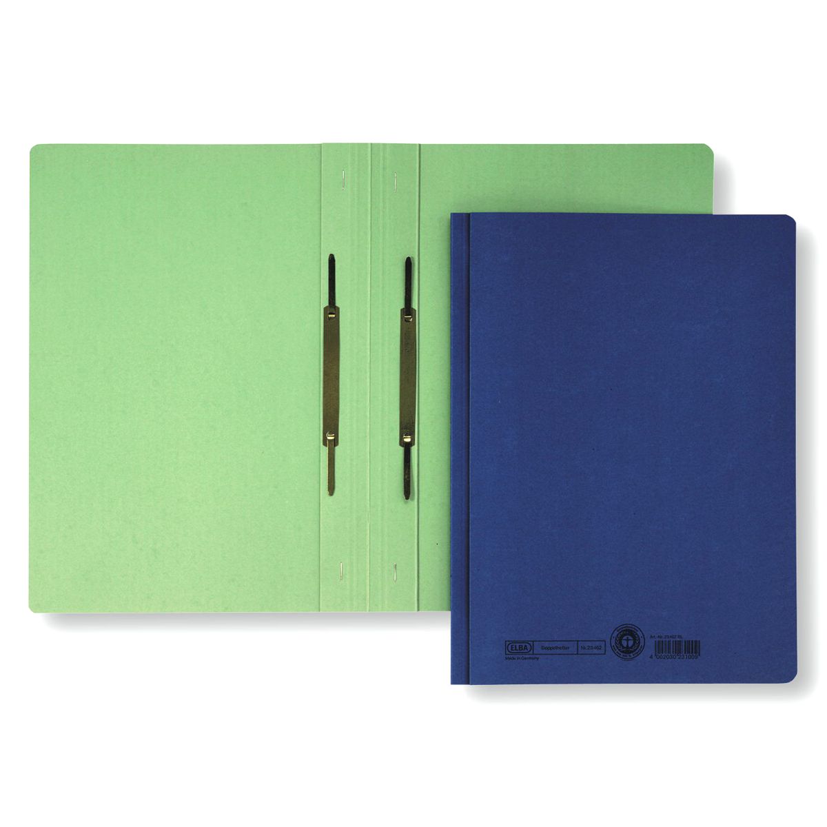 ELBA Doppelhefter / Zweifalzhefter 23462 Karton A4 blau