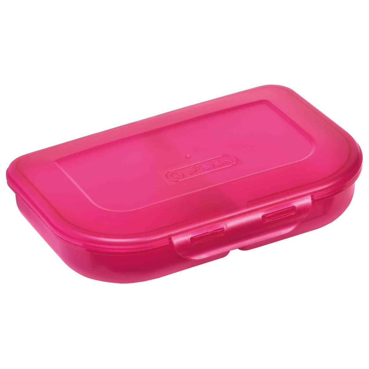 HERLITZ Brotdose pink 23 x 15,5 x 4cm 2-teilig *weichmacherfrei*