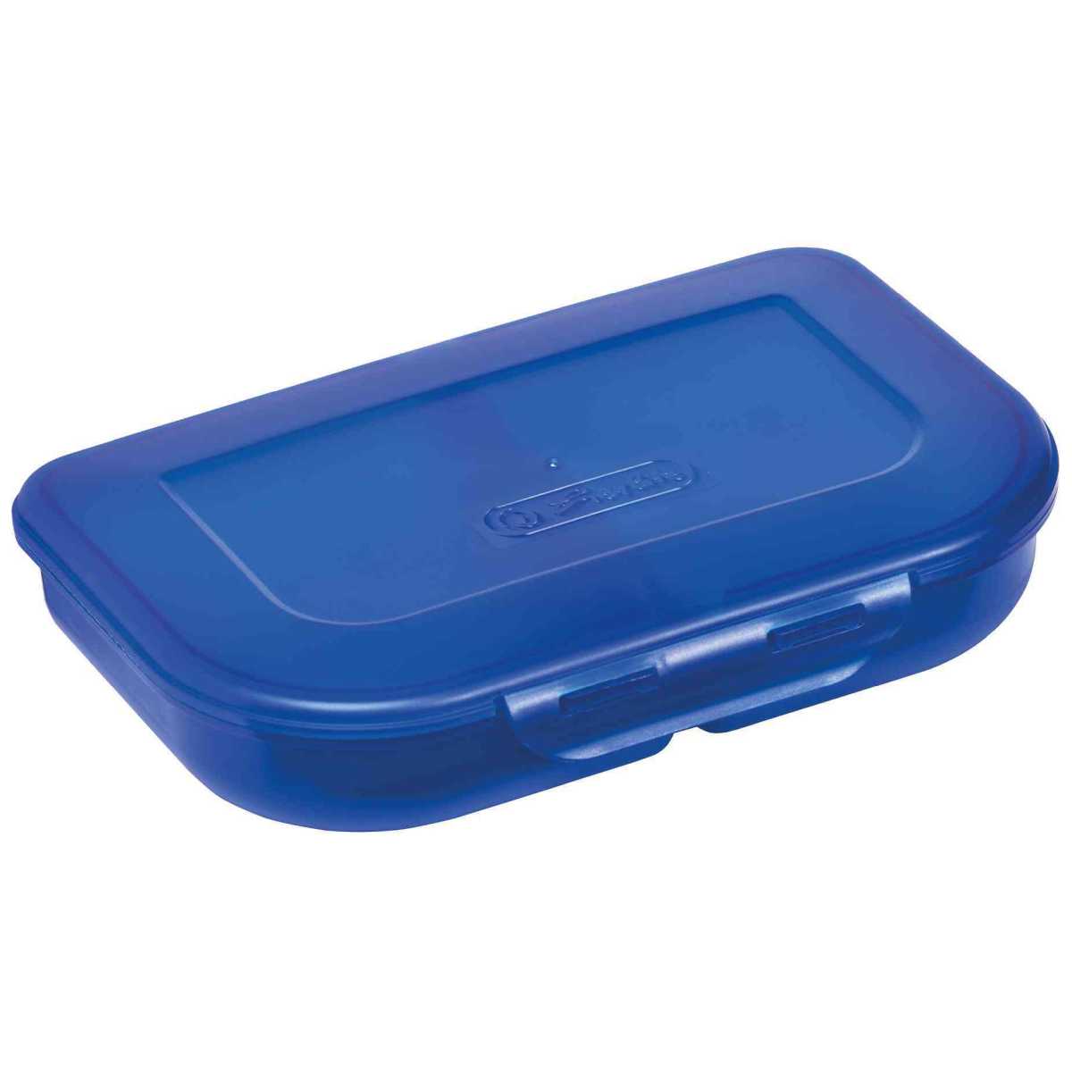 HERLITZ Brotdose blau 23 x 15,5 x 4cm 2-teilig *weichmacherfrei*