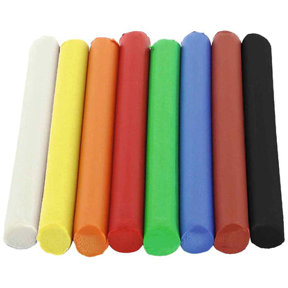 PELIKAN Knetmasse Creaplast in Faltschachtel 8 Stangen = 8 Farben, 160g
