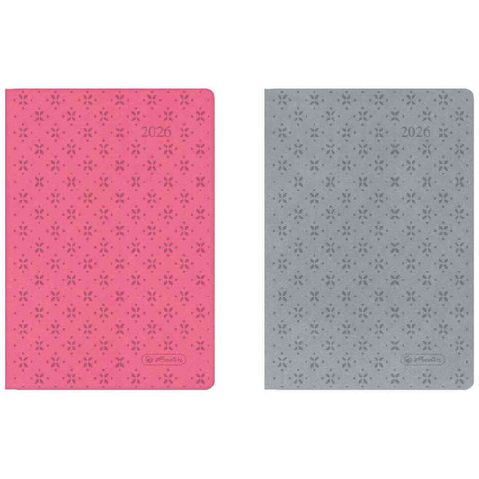 HERLITZ Taschenkalender Colori A7 2026 1 Woche = 2 Seiten 168 Seiten