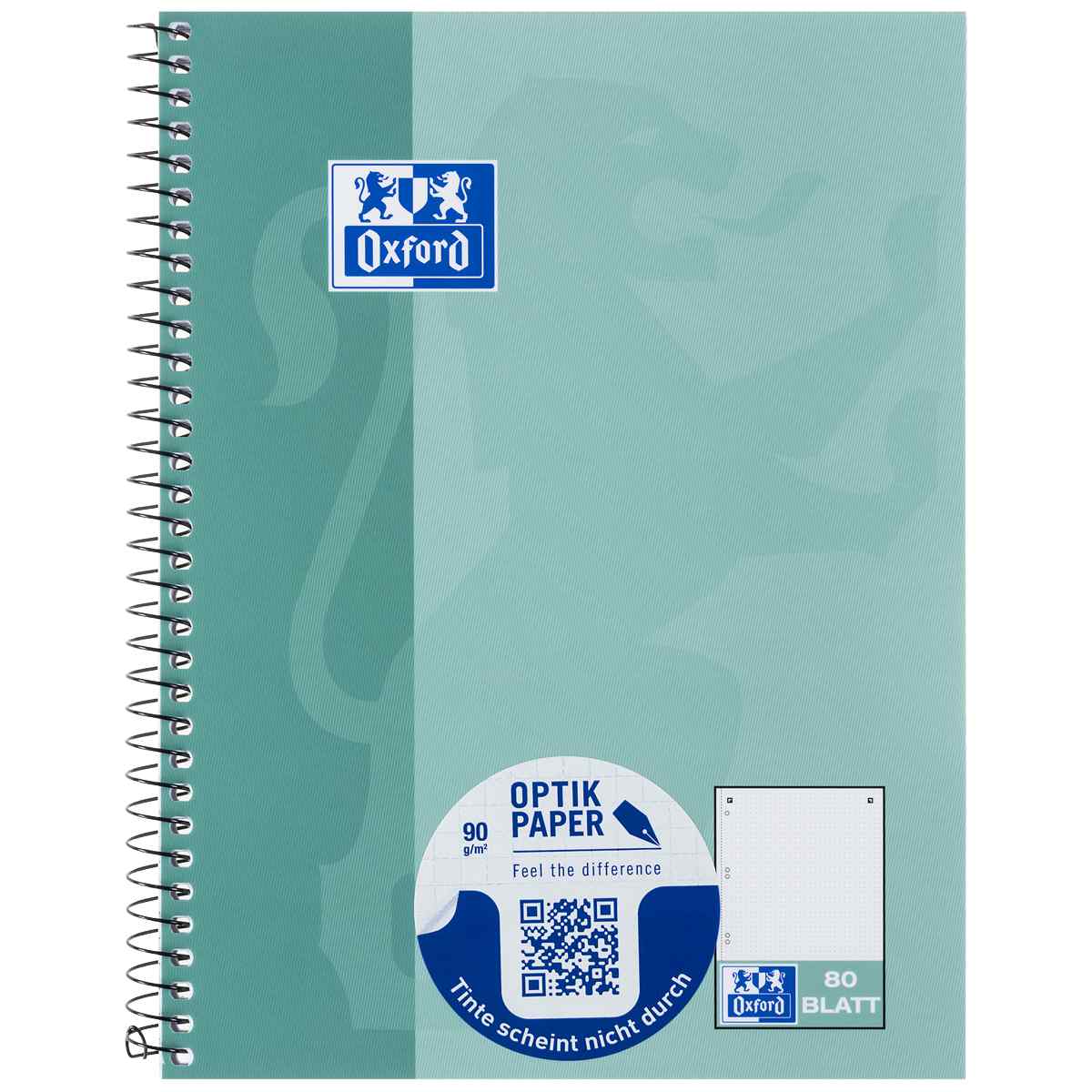OXFORD Collegeblock OptikPaper A5 80 Blatt dotted (punktkariert) 90g