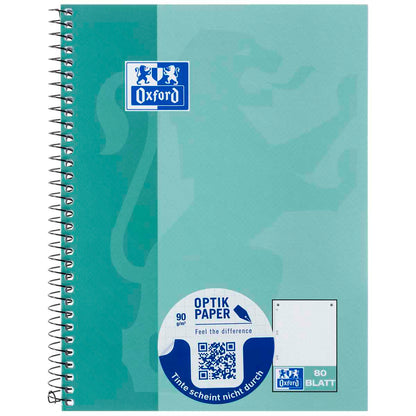 OXFORD Collegeblock OptikPaper A5 80 Blatt dotted (punktkariert) 90g