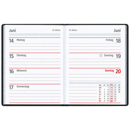HERLITZ Taschenkalender A7 Kunstsstoffeinband 2027 1 Woche = 2 Seiten 144 Seiten