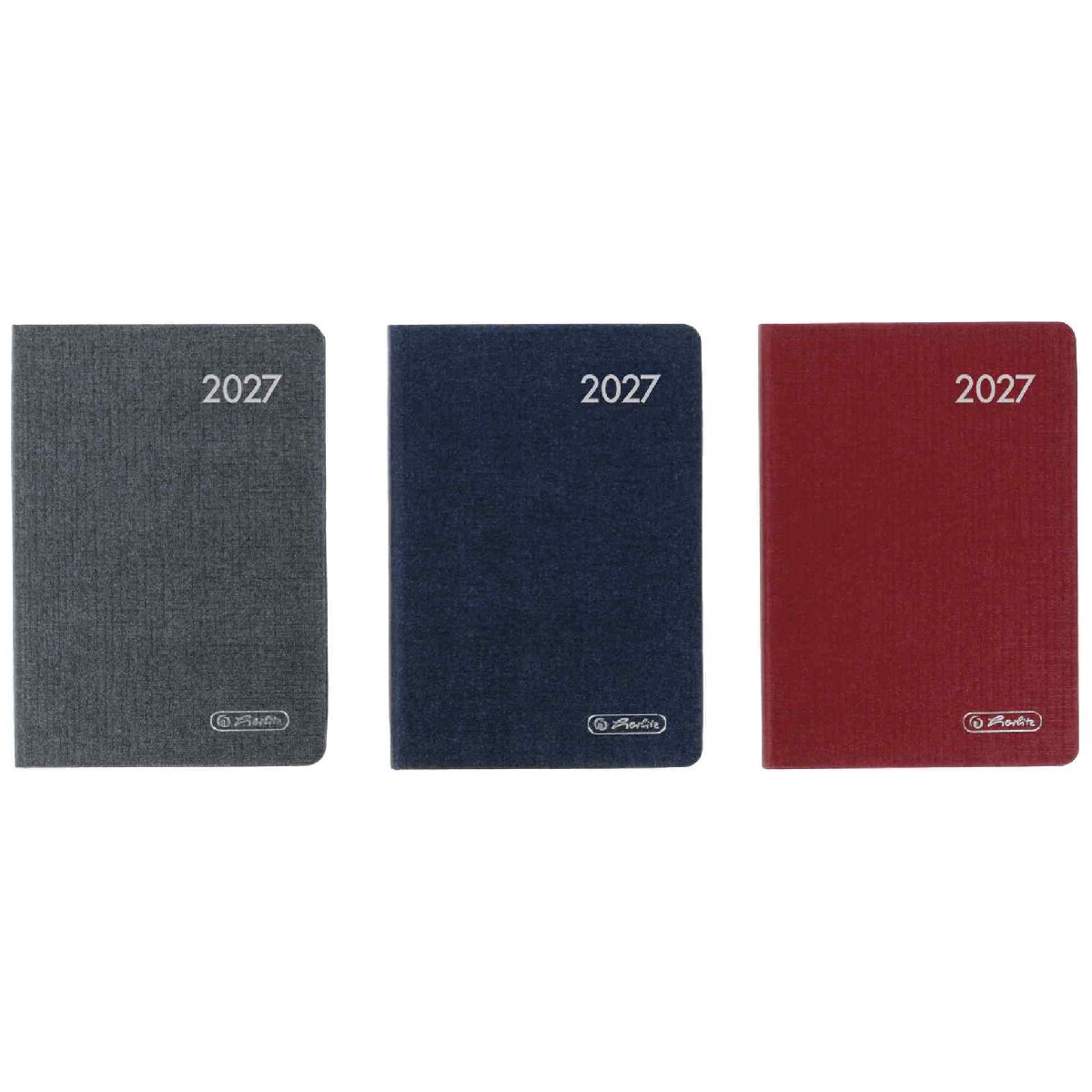 HERLITZ Taschenkalender Classic A7 2027 1 Woche = 2 Seiten 168 Seiten