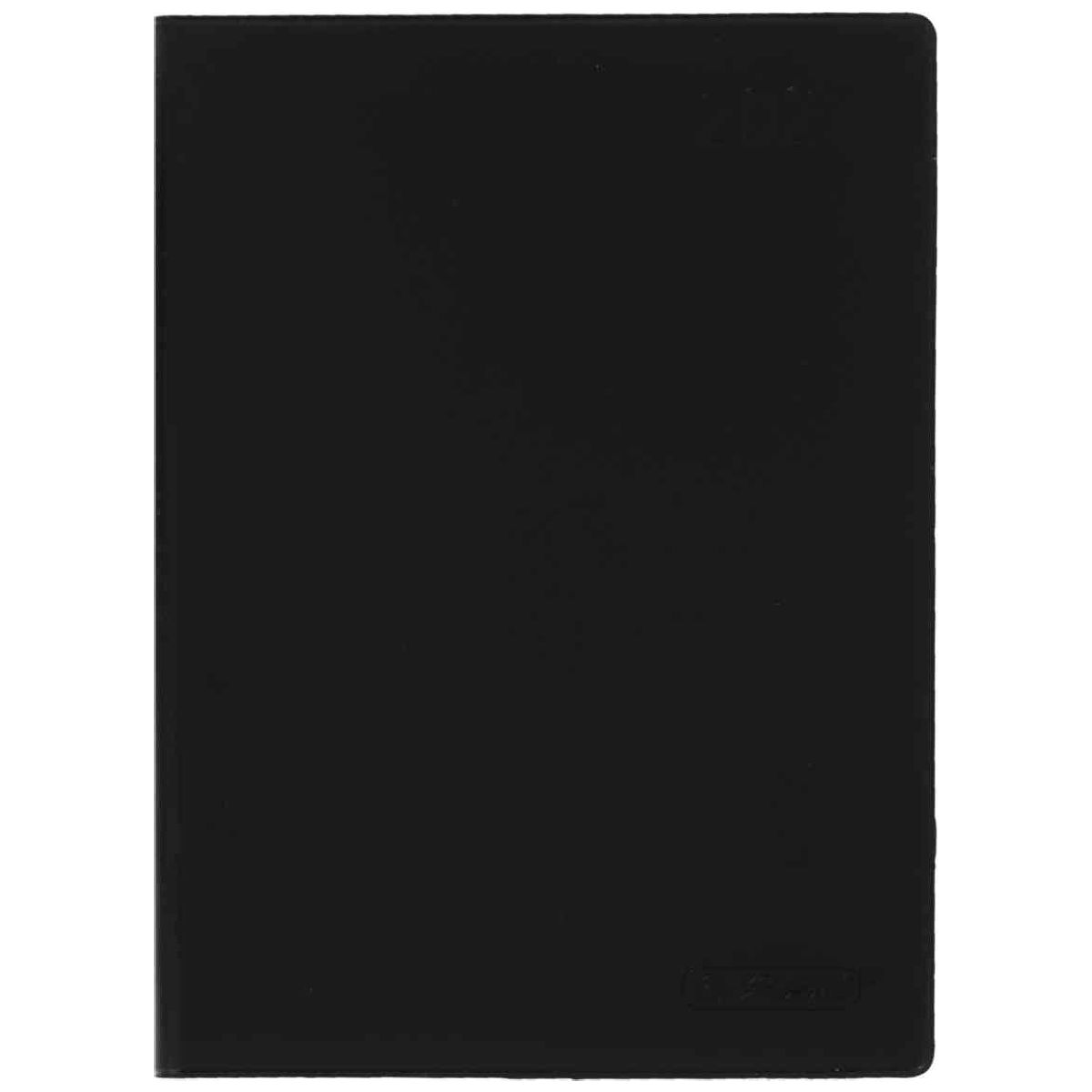 HERLITZ Taschenkalender A6 2027 1 Woche = 2 Seiten 208 Seiten Folie