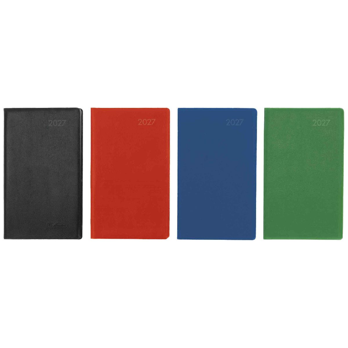 HERLITZ Faltkalender Slimline 2027 95x160mm 1 Monat = 2 Seiten