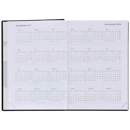 HERLITZ Taschenkalender Classic A6 2027 1 Tag = 1 Seite 368 Seiten
