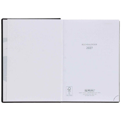 HERLITZ Taschenkalender Classic A6 2027 1 Tag = 1 Seite 368 Seiten