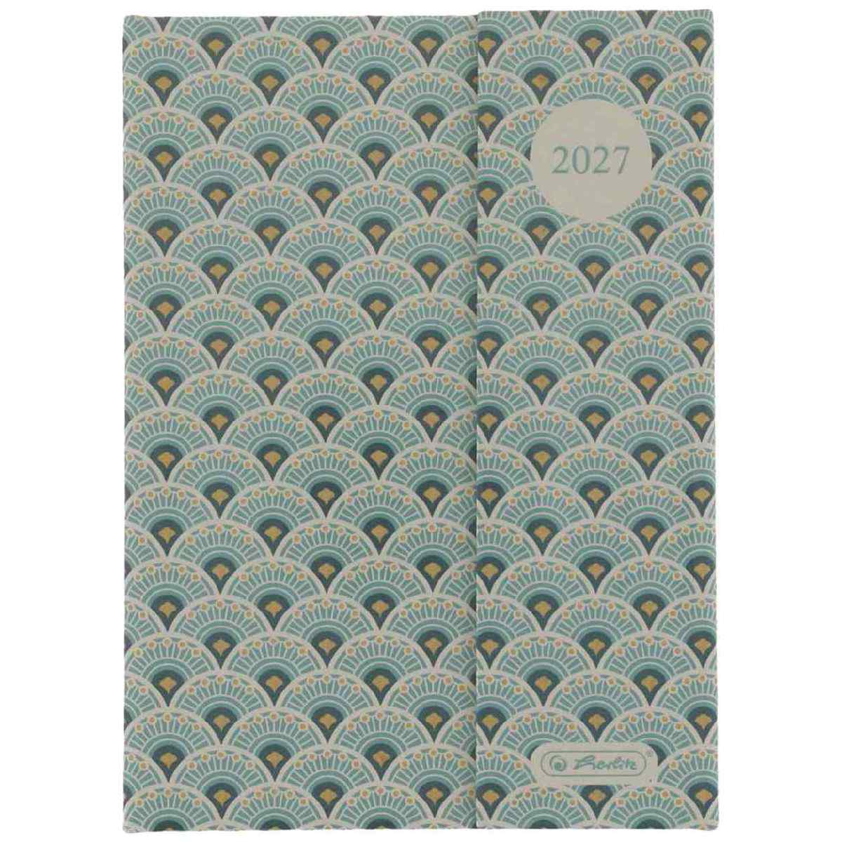 HERLITZ Minitimer GRAPHICS A6 2027 Magnetverschluß 1 Woche = 2 Seiten