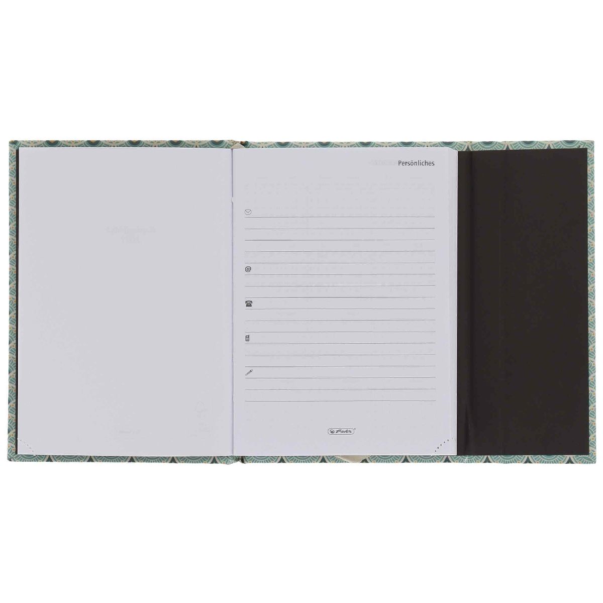 HERLITZ Minitimer GRAPHICS A6 2027 Magnetverschluß 1 Woche = 2 Seiten