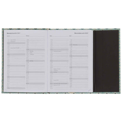HERLITZ Minitimer GRAPHICS A6 2027 Magnetverschluß 1 Woche = 2 Seiten