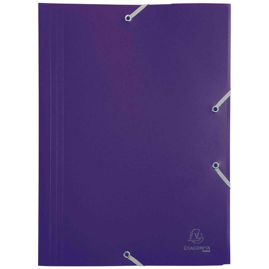 EXACOMPTA Sammelmappe A4 Kunststoff mit Gummi malve