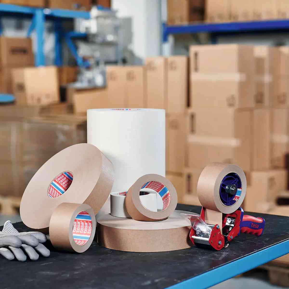 TESA Packband Papier 04713 ecoLogo 50m x 50mm braun