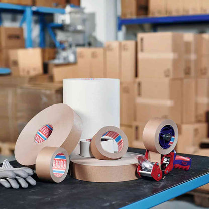 TESA Packband Papier 04713 ecoLogo 50m x 50mm braun