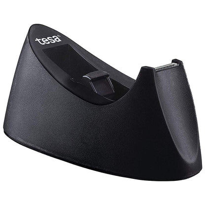 TESA tesafilm® Tischabroller Curve schwarz incl. 1 Rolle Klebefilm