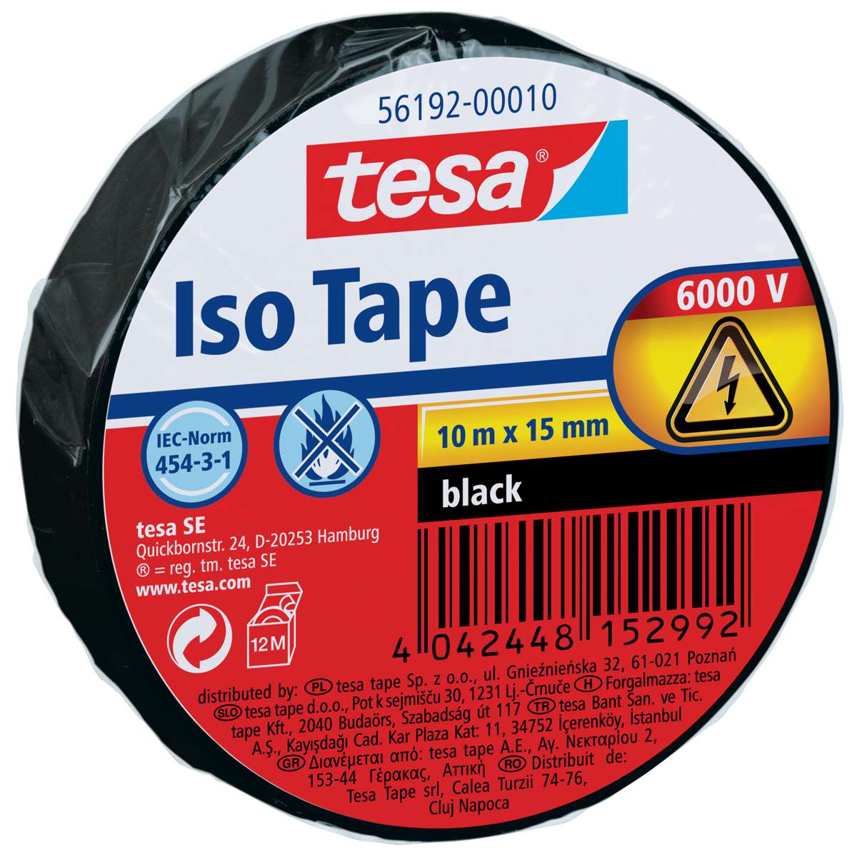 TESA Isolierband 56192 schwarz