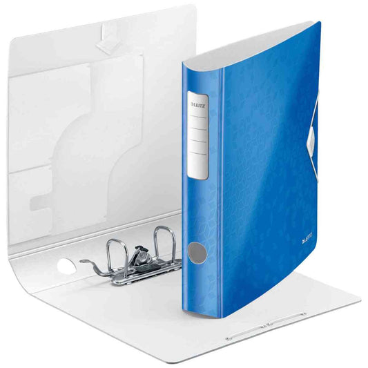 LEITZ Ordner Active WOW 1107 65mm blau metallic