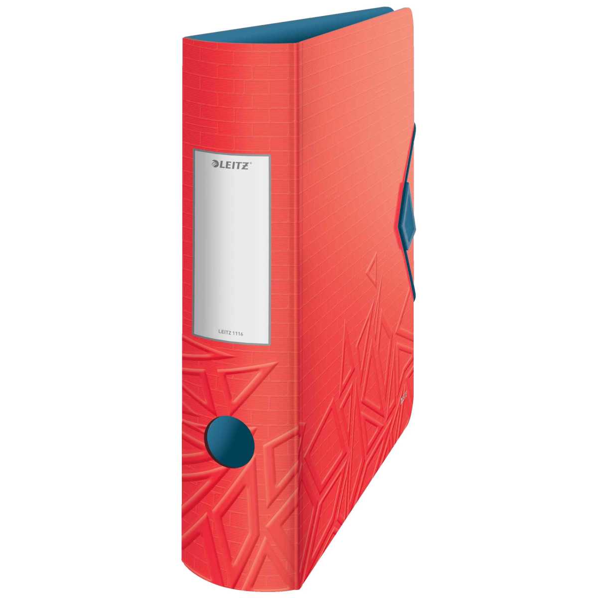 LEITZ Ordner Active Urban Chic 1116 82mm rot / petrol