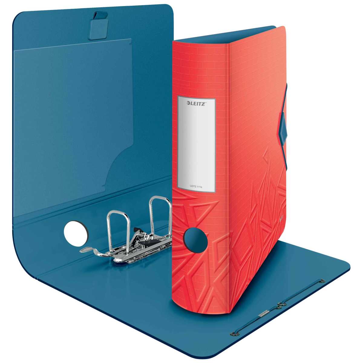 LEITZ Ordner Active Urban Chic 1116 82mm rot / petrol