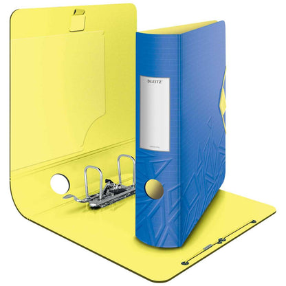 LEITZ Ordner Active Urban Chic 1116 82mm blau / gelb