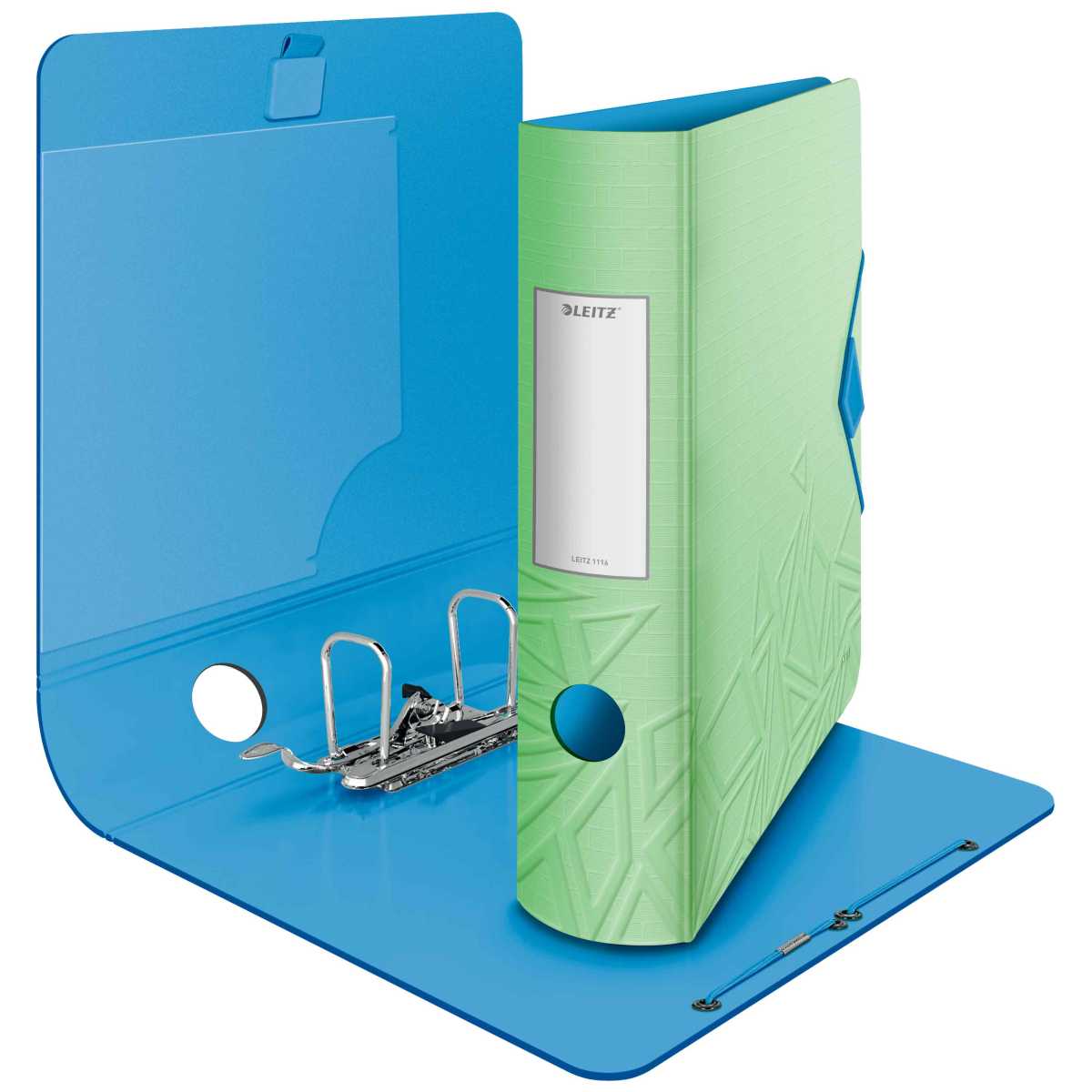 LEITZ Ordner Active Urban Chic 1116 82mm grün / blau
