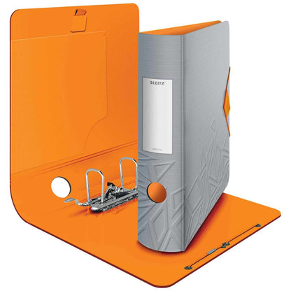 LEITZ Ordner Active Urban Chic 1116 82mm grau / orange