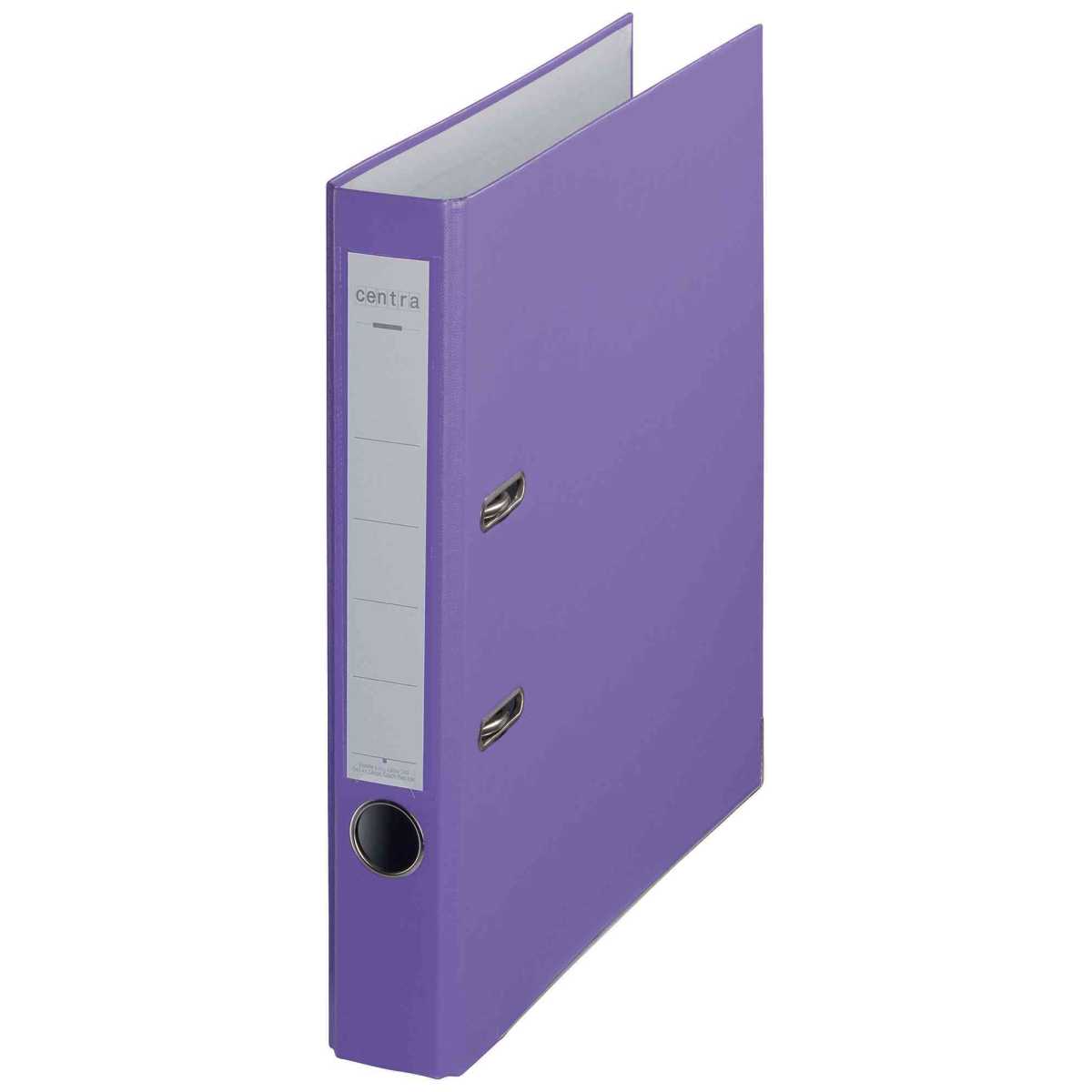 CENTRA Ordner Chromos A4 schmal 50mm violett
